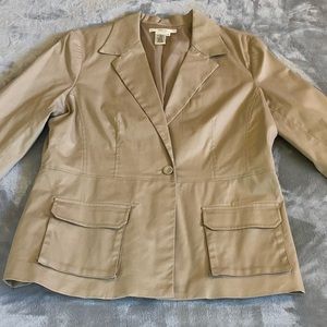 Tan blazer